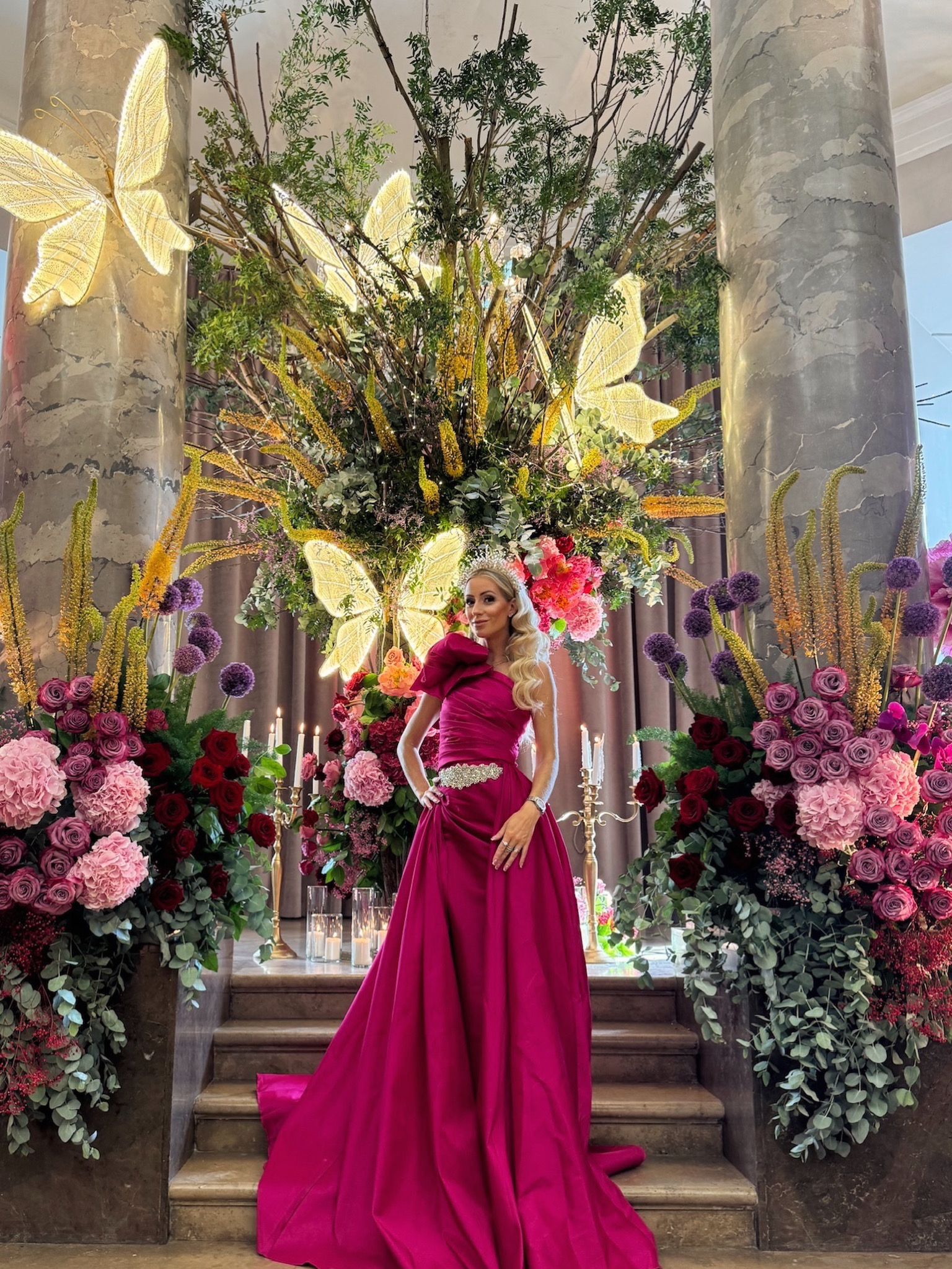 Bloomerie Atelier signature floral installation